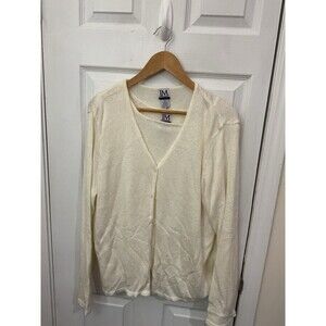 MB Design Off White Cardigan And Shell Xl  2 Piece Set